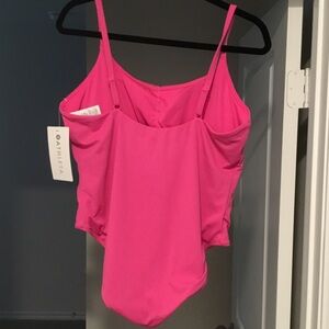 Athleta Vibrant Pink One Piece Swimsuit